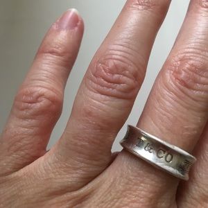 Tiffany “1837” collection sterling silver ring